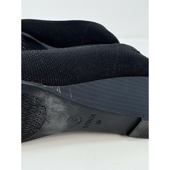 VIVAIA Tamia Wedge Pro Womens Sandals Blue Almond Toe Slip On Comfort 39 US 8.5 - Picture 5 of 9